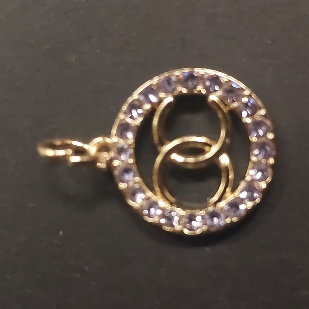 CC Lavender Crystal Charm Pendant